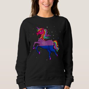 Sudadera Bandera Bisexual Unicornio Bisexualidad Orgullo Lg