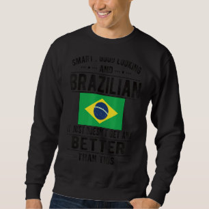 Sudadera Bandera brasileña de buen aspecto