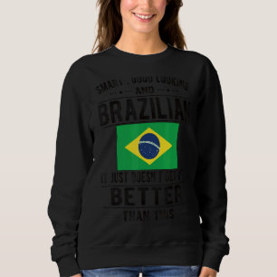 Sudadera Bandera brasileña de buen aspecto
