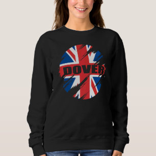 Sudadera Bandera británica Dover Inglaterra Reino Unido Rei