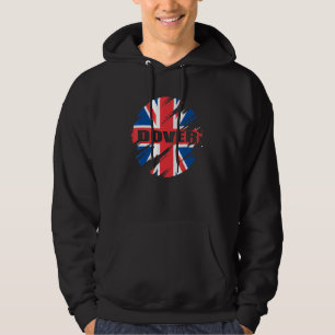 Sudadera Bandera británica Dover Inglaterra Reino Unido Rei