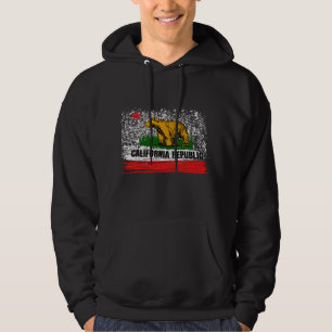 Sudadera Bandera cali de la república de California Cencal