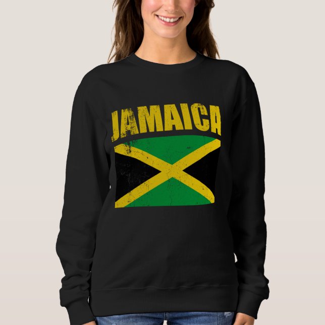 Sudadera Bandera camiseta de Jamaica Guay Banderas de Jamai (Anverso)