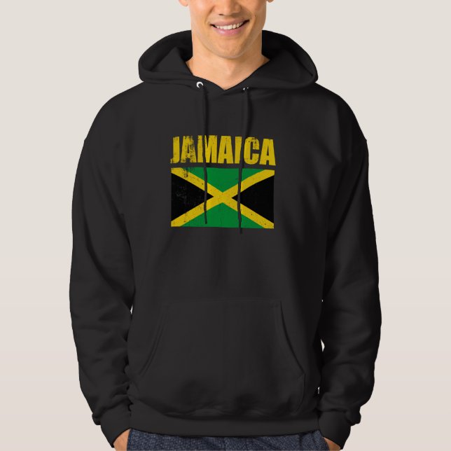 Sudadera Bandera camiseta de Jamaica Guay Banderas de Jamai (Anverso)