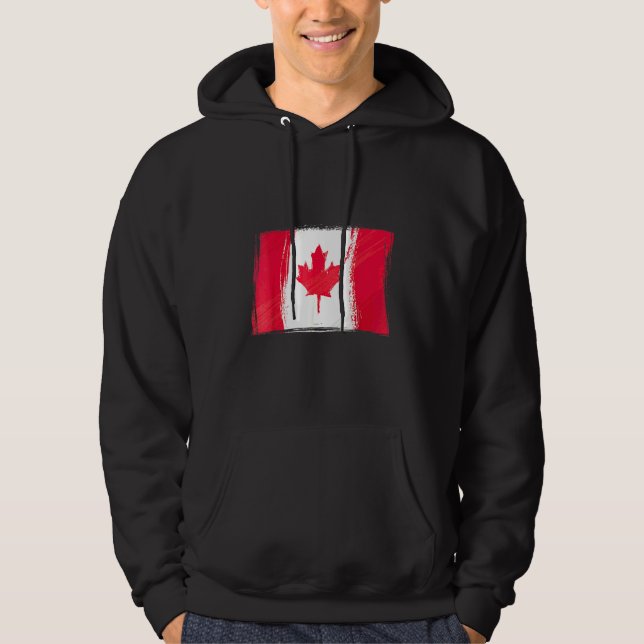 Sudadera Bandera canadiense Bandera de Canadá   Canadá   (Anverso)