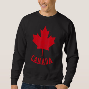 Sudadera Bandera canadiense Canadá Independencia de la hoja