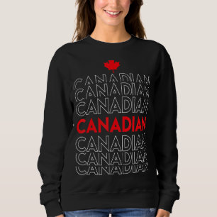 Sudadera Bandera canadiense: Canadá, soy canadiense