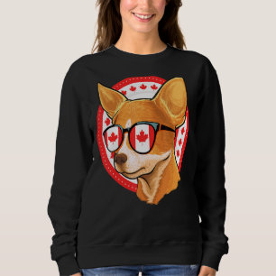 Sudadera Bandera canadiense de arce chihuahua bangladesí
