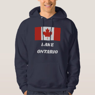 Sudadera Bandera canadiense del lago Ontario