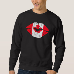 Sudadera Bandera canadiense Liple & Maple Leaf Happy Canada