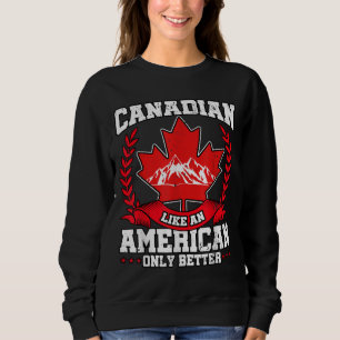 Sudadera Bandera canadiense Maple Leaf Estados Unidos