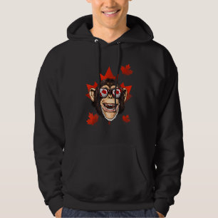 Sudadera Bandera canadiense patriótica de hoja de arce de m