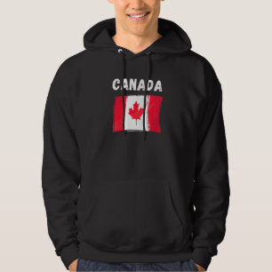 Sudadera Bandera canadiense vintage Grunge Bandera canadien