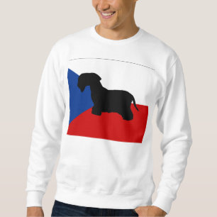 Sudadera bandera cesky de la checo-república del silo del