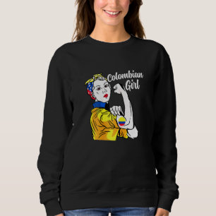 Sudadera Bandera Chica Colombiana Del Patrimonio Cultural D
