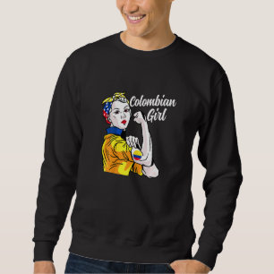 Sudadera Bandera Chica Colombiana Del Patrimonio Cultural D