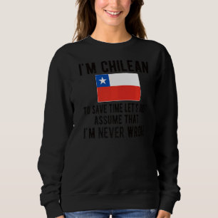 Sudadera Bandera chilena Chile raíces chilenas