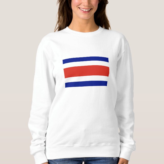 Sudadera Bandera Civil de Costa Rica (Anverso)
