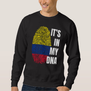 Sudadera Bandera Colombiana Dna Fingprint Colombia