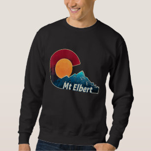 Sudadera Bandera Colorado Y Montaña Estilo Monte Elbert