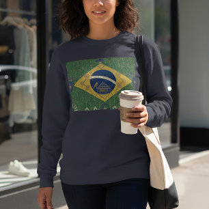 Sudadera Bandera con patrimonio Art Deco   Brasil   Estilo 