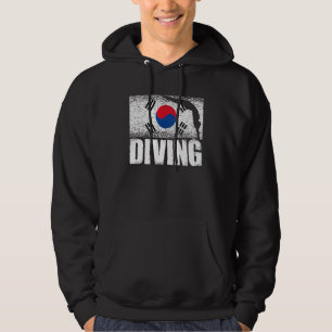 Sudadera Bandera coreana de buceo nadador coreano