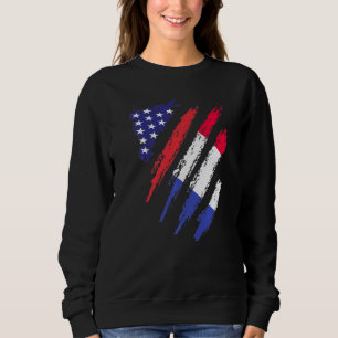 Sudadera Bandera Creada en Estados Unidos de América Patrio