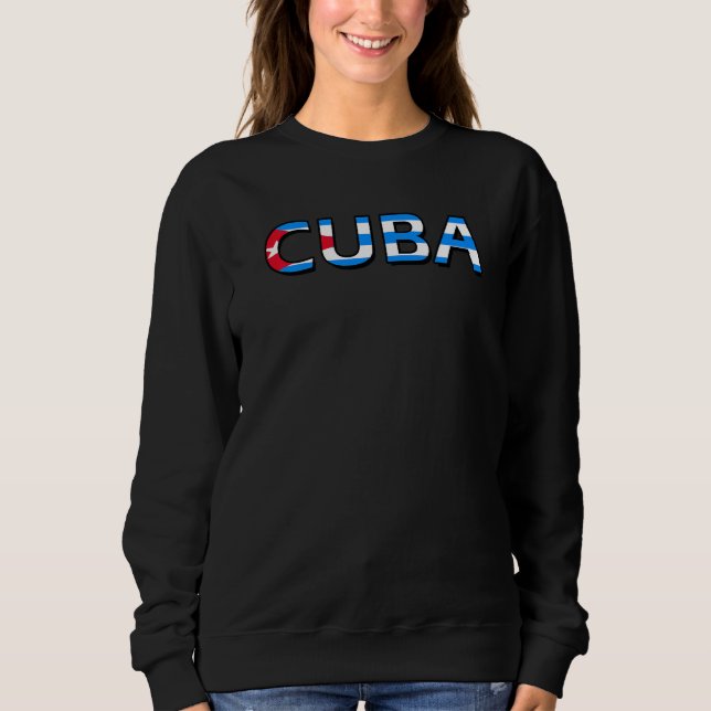 Sudadera Bandera cubana (Anverso)