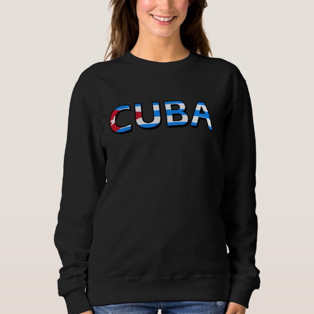 Sudadera Bandera cubana (Anverso)