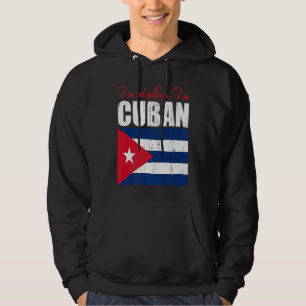Sudadera Bandera Cubana  De No Estoy Gritando Soy Cubano Cu