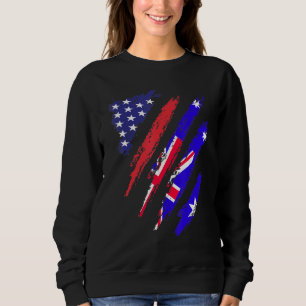 Sudadera Bandera cultivada australiana americana USA Mes de