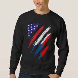 Sudadera Bandera cultivada de los Estados Unidos de América