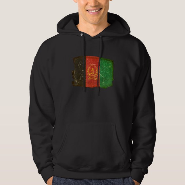 Sudadera Bandera de Afganistán (Anverso)