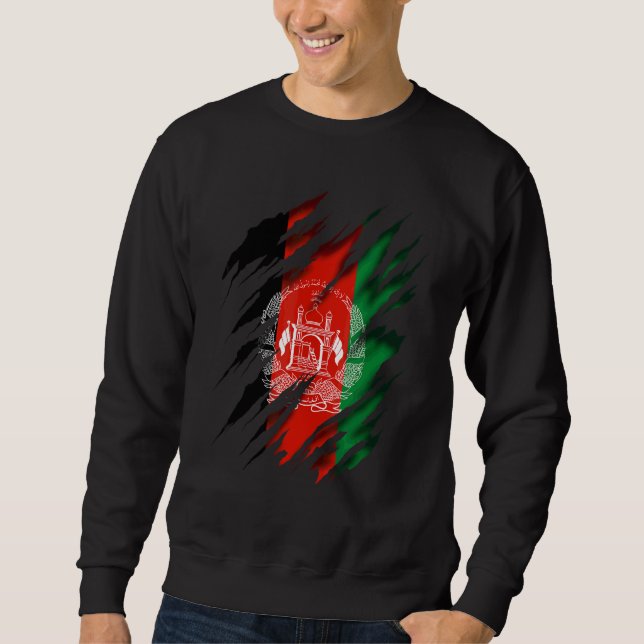 Sudadera Bandera de Afganistán (Anverso)