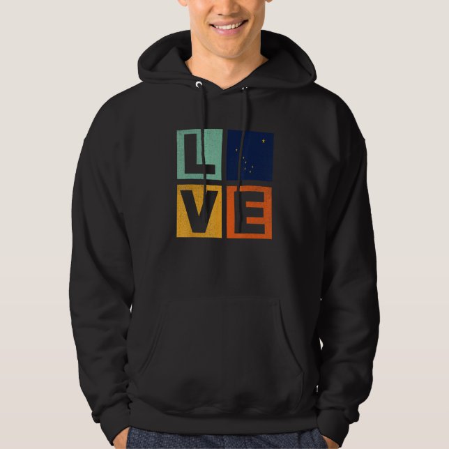 Sudadera Bandera de Alaska Ama Alaska (Anverso)