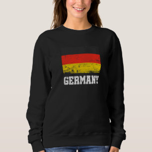 Sudadera Bandera de Alemania retro Vintage Orgullo alemán