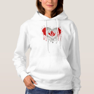 Sudadera Bandera de amor Canadá