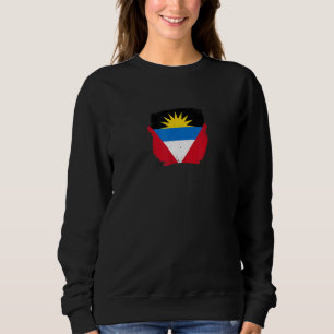 Sudadera Bandera de Antigua y Barbuda Orgulloso antiguano 1