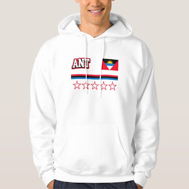 Sudadera Bandera de Antigua y de Barbuda (Anverso)
