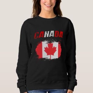 Sudadera Bandera de arce canadiense Día de celebración de C