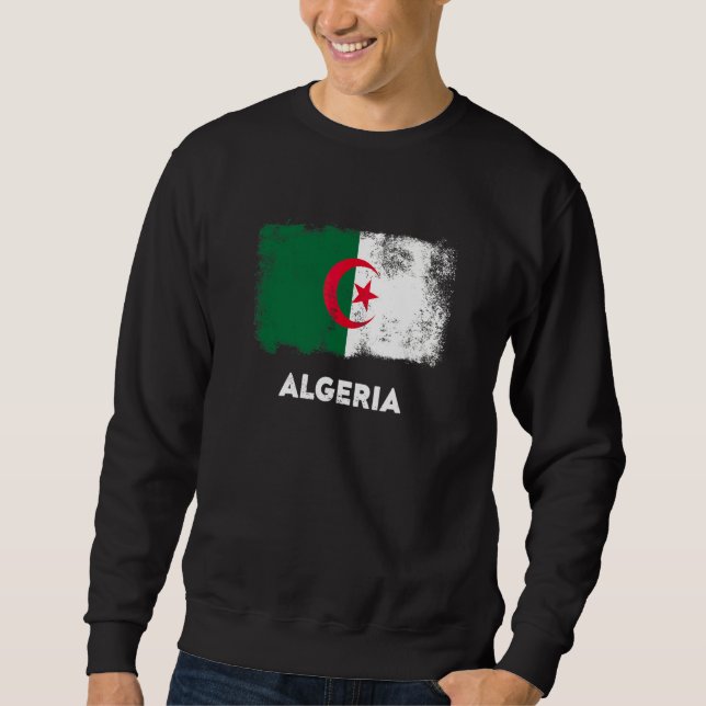 Sudadera Bandera de Argelia (Anverso)