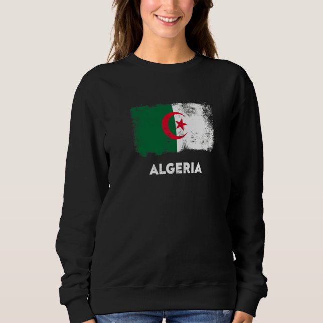 Sudadera Bandera de Argelia   (Anverso)