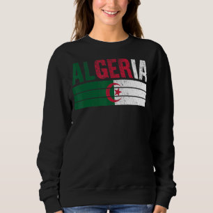 Sudadera Bandera de Argelia Hombres Argelinos Mujeres Jóven