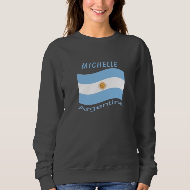 Sudadera Bandera de Argentina (Anverso)