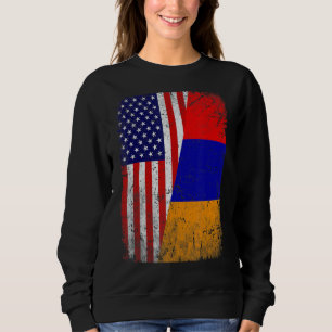 Sudadera Bandera de Armenia Patriótica Norteamericana Retro
