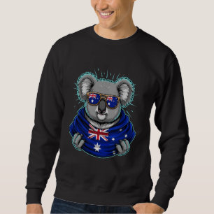 Sudadera Bandera de Australia Koala Australiano