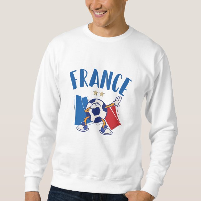 Sudadera Bandera de baloncesto de Francia 2 estrellas (Anverso)