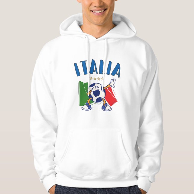 Sudadera Bandera de baloncesto en Italia 4 estrellas (Anverso)