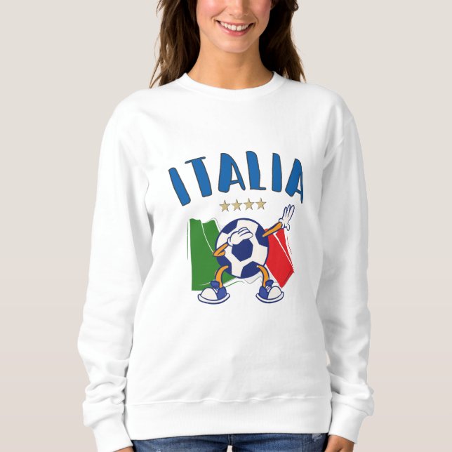 Sudadera Bandera de baloncesto en Italia 4 estrellas (Anverso)