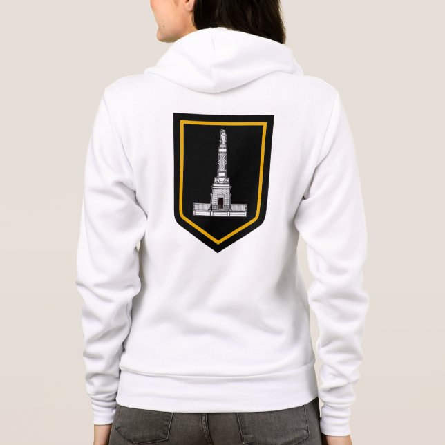 Sudadera Bandera de Baltimore, Maryland  (Reverso)